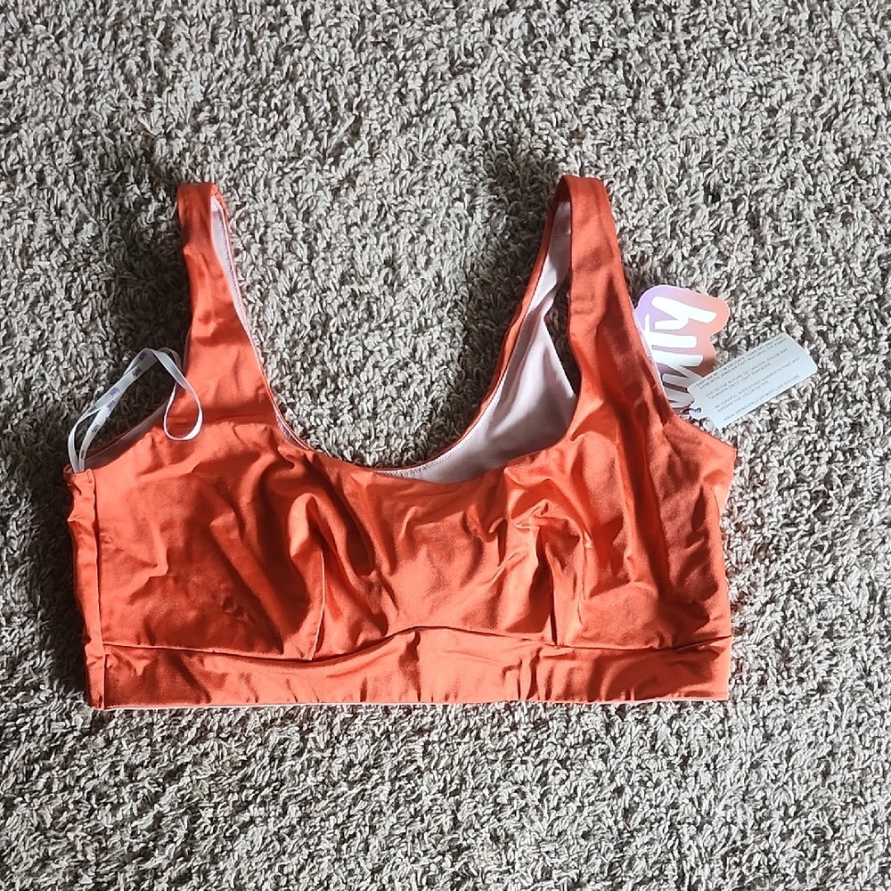 YITTY Vibrant Orange Activewear Top